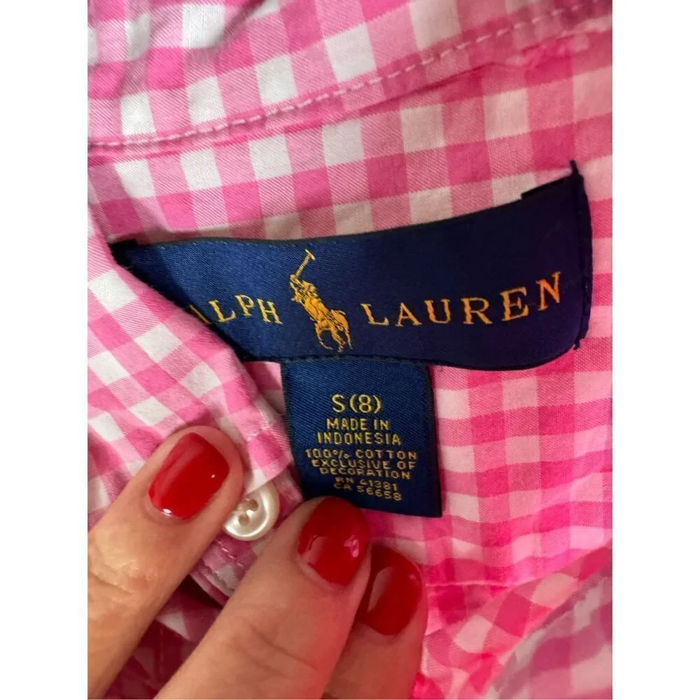 Ralph Lauren Polo Boys Shirt Size 8